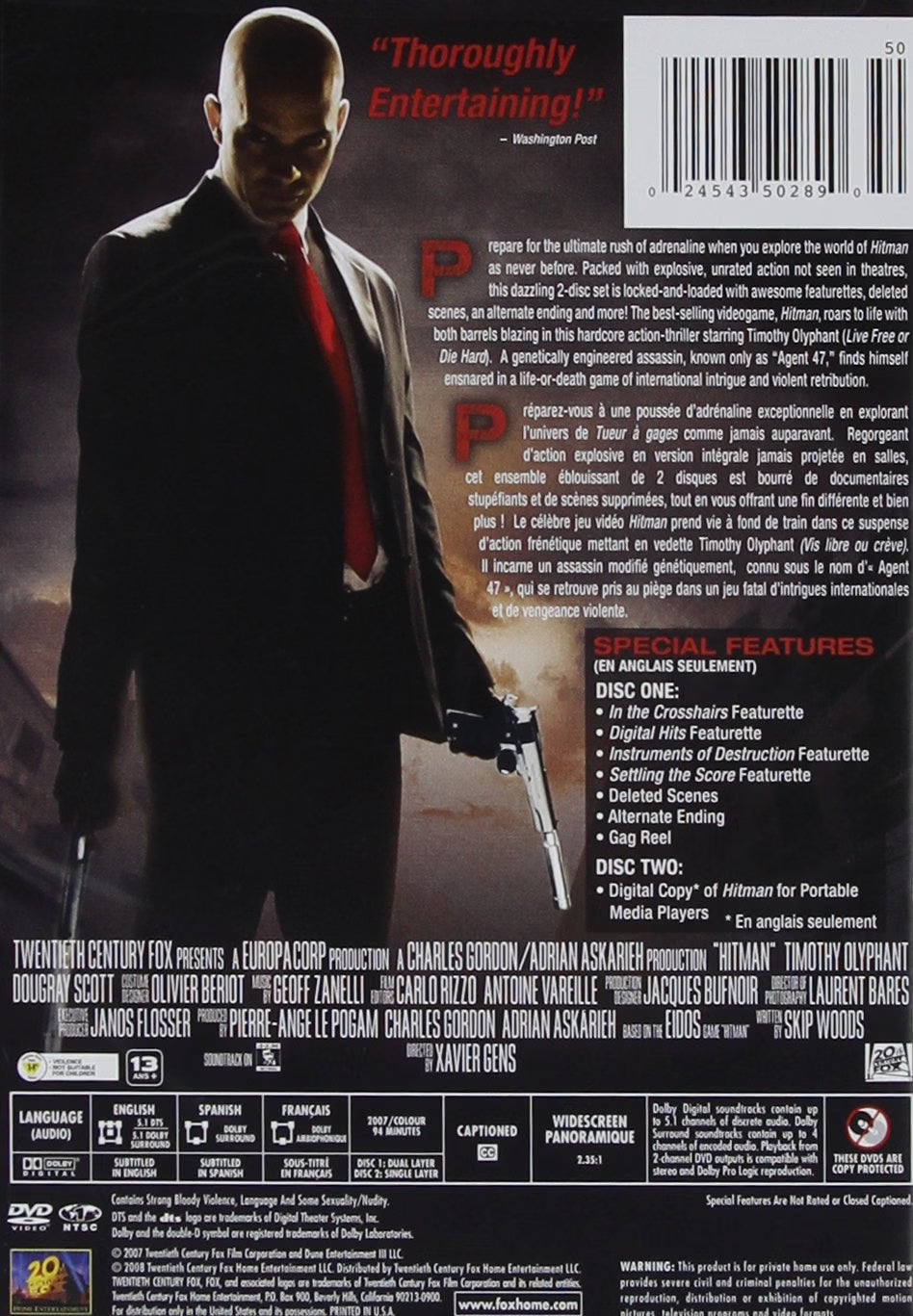 Hitman (Unrated Two-Disc Special Edition) (Bilingual) [DVD]