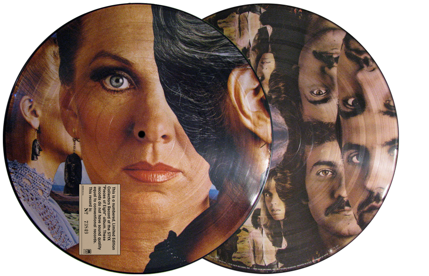 Pieces of Eight LP PICTURE DISC 1978 LIMITED NUMBERED ORIGINAL [Vinyl] Styx
