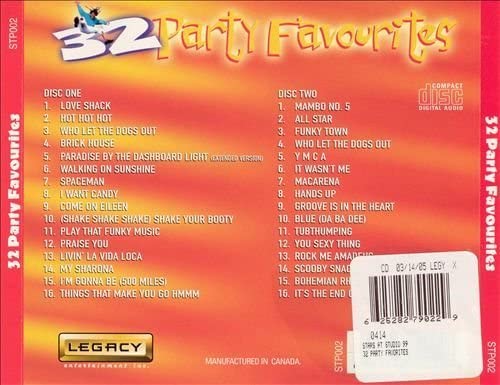 32 Party Favorites [Audio CD] Stars at Studio 99