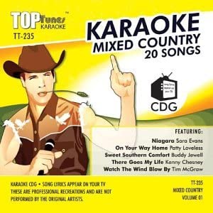KARAOKE MIXED COUNTRY VOL.37(CD+G) [Audio CD] Roeney Crowell/ Sheryl Crow/ Wynonna/ Sava Evans/ Patty Loveless/ Johnny Cash/ Gary Allan/ Sara Evan/ Kenney Chesney/