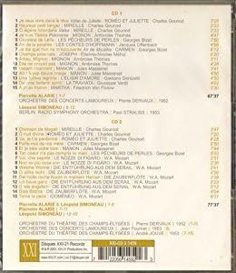 Airs D'Opera [Audio CD] Alarie, Pierrette and Simoneau, Leopold