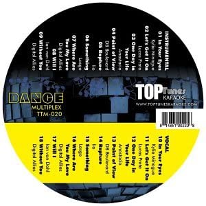 Top Tunes Dance (Multiplex) CD+G. CDG Karaoke [Audio CD] (In the sryle of: Kylie Minogue. Lucas Prato. Anastacia. DB Boulevard. Lio. Lasgo. Digital Allies. Ian Van Dahl)