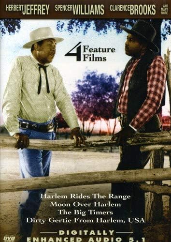4 Feature Films: Harlem Rides the Range / Moon Over Harlem / The BigTimers / Dirty Gertie From Harlem, USA [DVD]