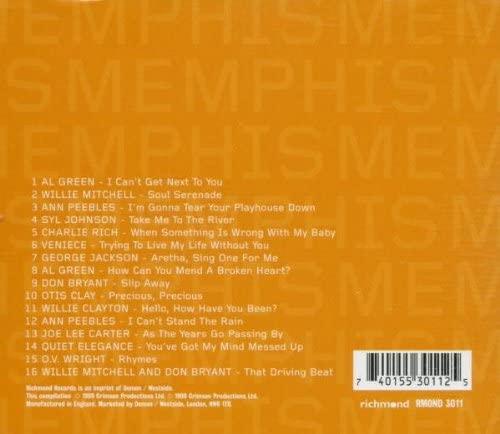 Soul From the Cities 3: Memphis [Audio CD] Various Artists
