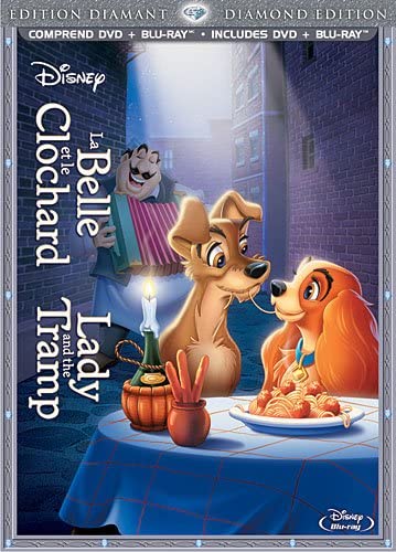 La Belle et le Clochard: Édition Diamant / Lady and the Tramp: Diamond Edition (Bilingual DVD Combo Pack) [Blu-ray + DVD] [Blu-ray]
