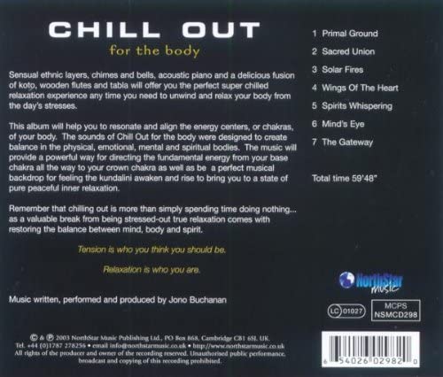 Chill Out for the Body [Audio CD] Savannah/ Jonn