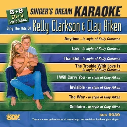 inger's Dream Karaoke: Sing The Hits of Kelly Clarkson & Clay Aiken (Karaoke CDG / CD+G) [Audio CD] In The Style Of: Kelly Clarkson & Clay Aiken (Karaoke CDG / CD+G)