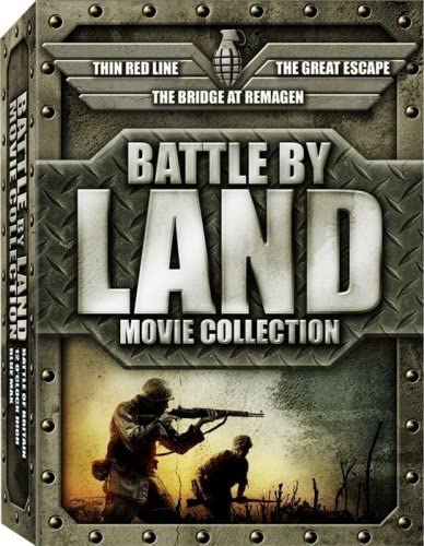 Battle by Land Movie Collection: The Thin Red Line / A Bridge Too Far / The Bridge at Remagen [DVD]