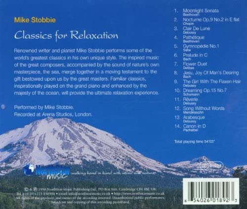 Classics for Relaxation [Audio CD] Stobbie/ Mike