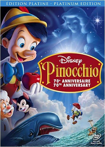 Pinocchio - 70th Anniversary Platinum Edition (Bilingual English/French) [DVD]