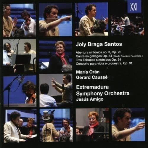 Abertura Sinfonica No. 3 [Audio CD] Santos, Joly Braga