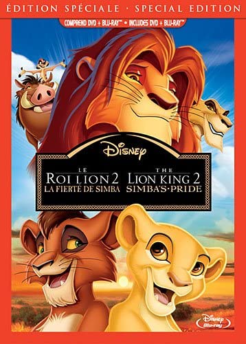 Le Roi Lion 2: La fierte de Simba (Édition spéciale) / The Lion King 2: Simba's Pride (Special Edition) (Bilingual) [Blu-ray + DVD] [Blu-ray]