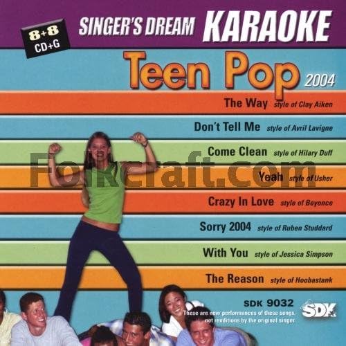Singer's Dream Karaoke: Teen Pop Karaoke [Audio CDG] Various Artists