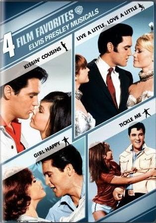 4 Film Favorites: Elvis Presley Musicals (Kissin' Cousins / Live a Little Love a Little / Girl Happy / Tickle Me) [dvd]