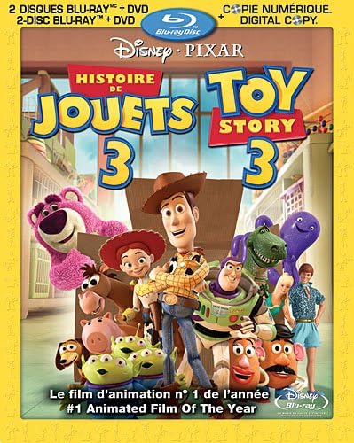 Histoire de Jouets 3 / Toy Story 3 (4-Disc Bilingual Combo Pack) [Blu-ray + DVD + Digital Copy]