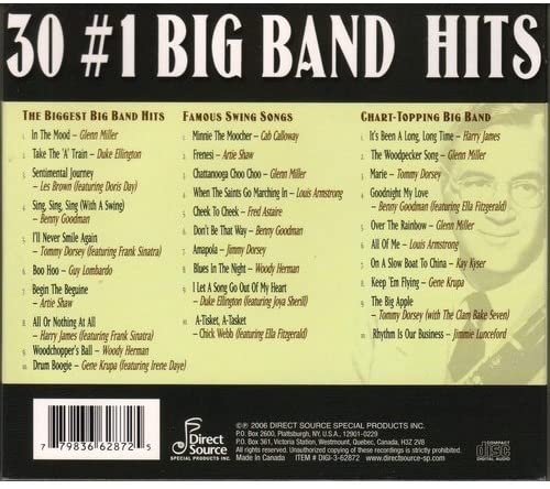 30 #1 Big Band Hits [Audio CD] Various Artists