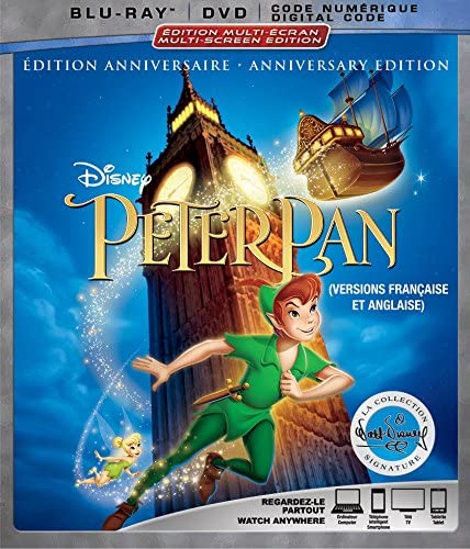 PETER PAN  (Bilingual) [Blu-ray]