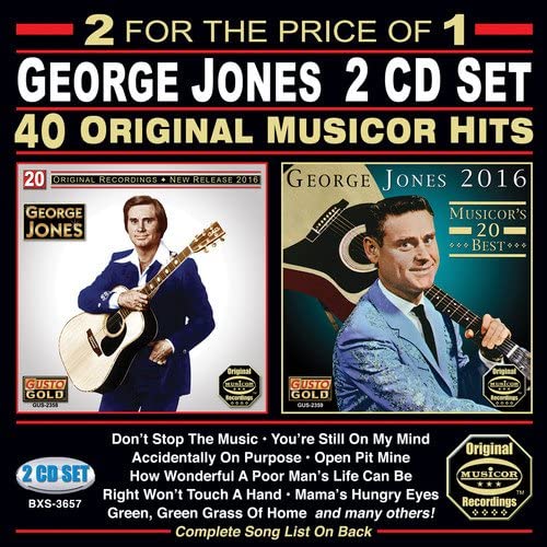 40 Original Musicor Hits [Audio CD] George Jones