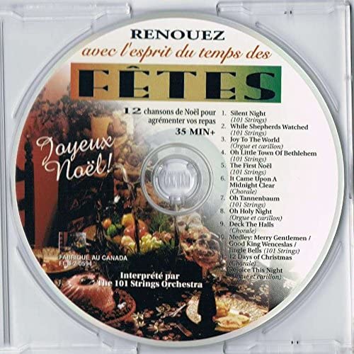 Renouez avec l'esprit du temps des fêtes [Audio CD] 101 Strings Orchestra