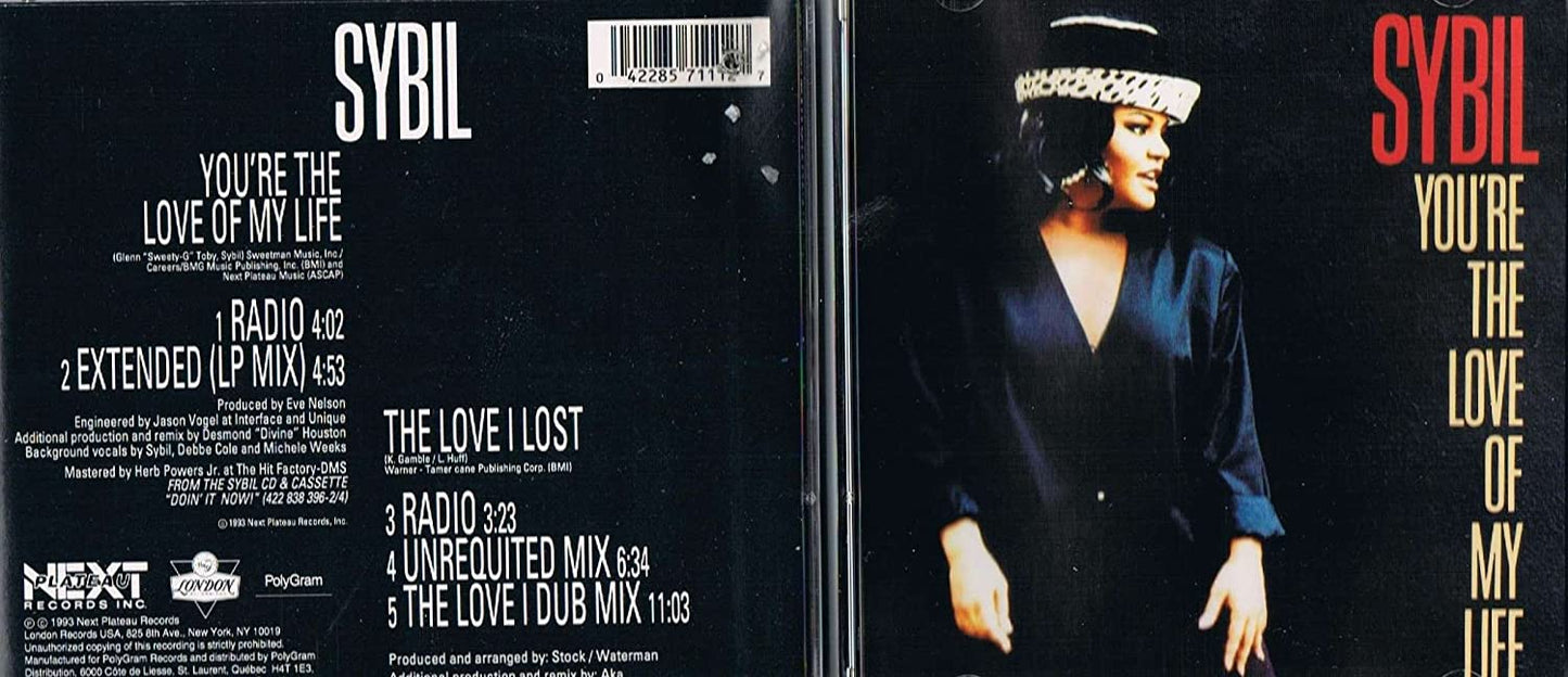 You're the love of my life / The love I lost (single) [Audio CD] Sybil