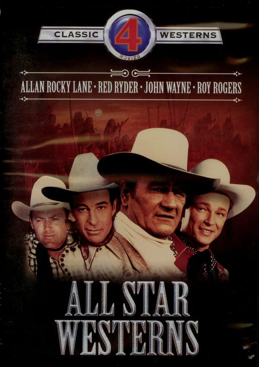 All Star Westerns: Bandit King of Texas, Wagon Wheels Westward, King of the Cowbows, Sagebrush Trail [DVD]