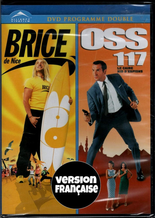 Brice de Nice (2005) / OSS 117: Le Caire, Nid d'espions (2006) 2 Films (Original French Version with English Subtitles) Régie au Québec (Cover French) [DVD]