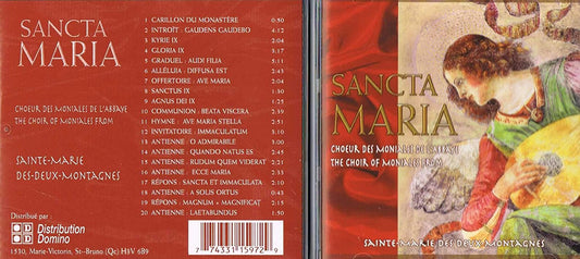 Sancta Maria / Sainte-Marie Des Deux Montagnes [Audio CD] The Choir of Moniales From / Choeur des Moniales de L'Abbaye