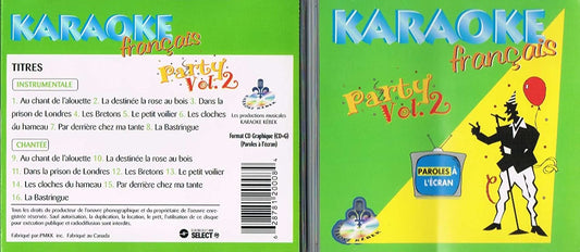 Karaoke Francais Vol. 2 [Audio CD] CDG Karaoke