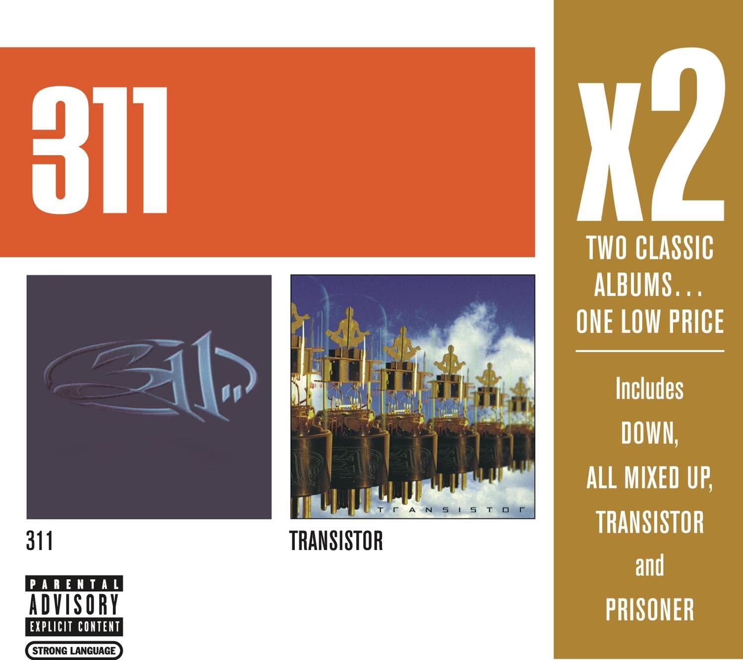 X2 (311/Transistor) [Audio CD] 311 – Musica Monette