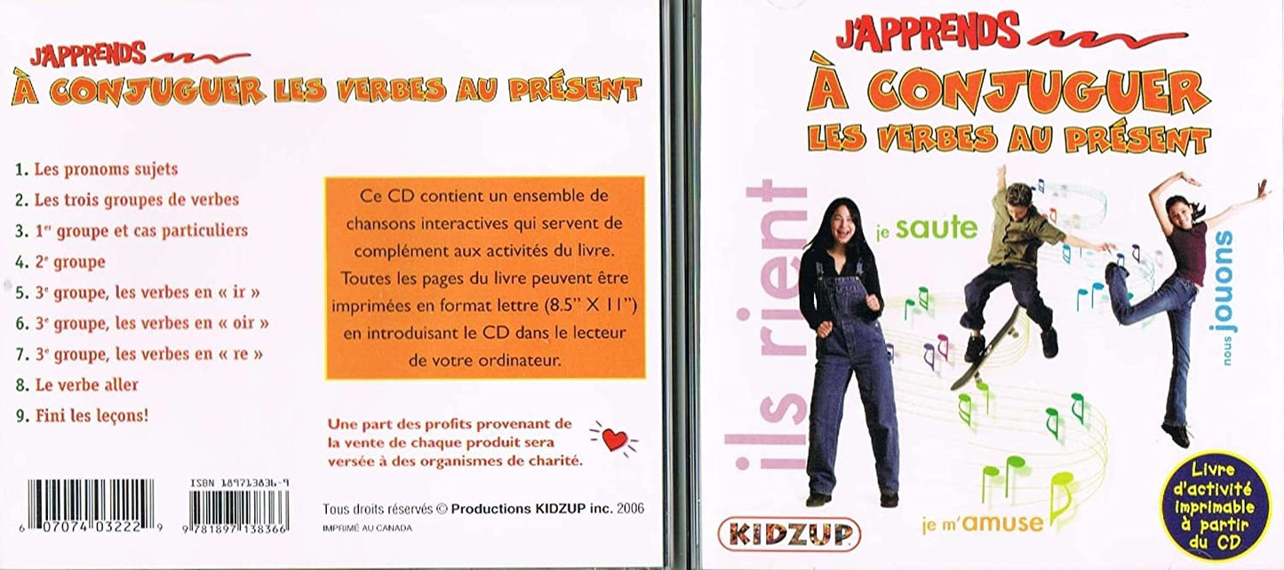 J'apprends a Conjuguer Les Verbes au Present [Audio CD] KidZup
