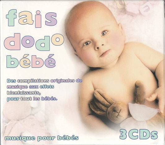 Fais Dodo Bébé - Musique Instrumentale Pour Dormir (3CD) Doux Sommeil / Fais Dodo / Nuit de Reves [Audio CD] Beethoven. Bach. Brahms. Menuet. Tchaikovsky. Gounod. Chopin. Faure. Grieg. Schubert. Pachelbel. Brahms. Debussy.