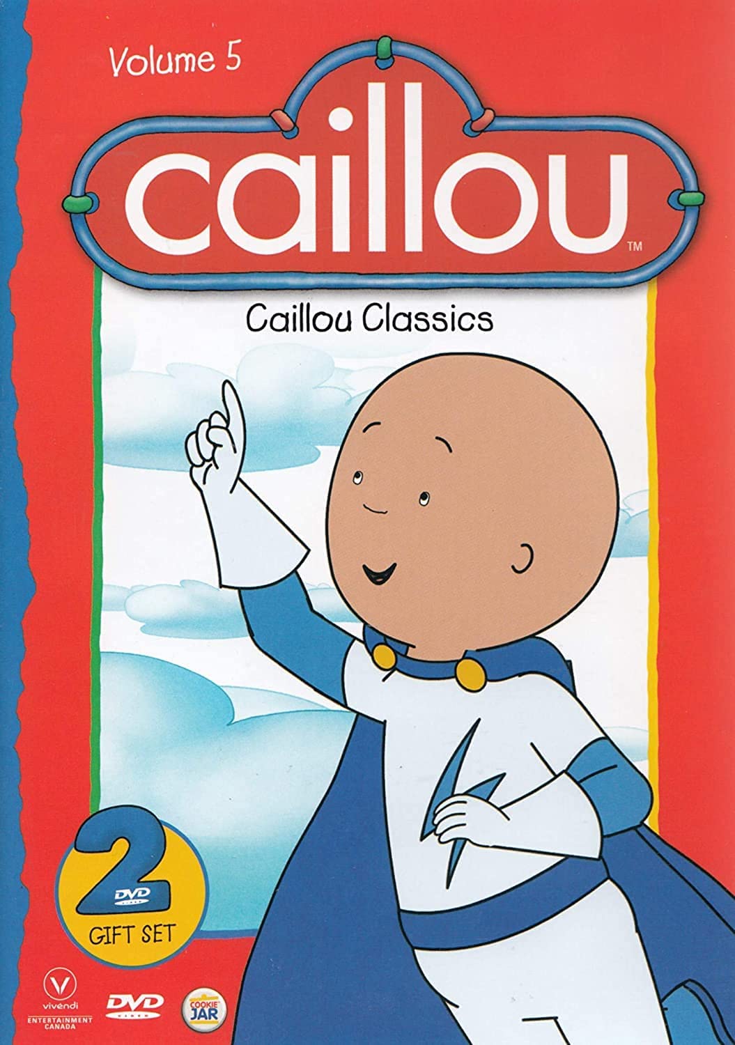 Caillou Classics Volume 5 (2 DVD) Languages: English & French [DVD]