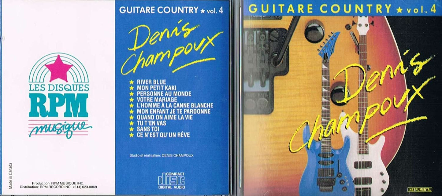 Guitare Country Volume 4 [Audio CD] Denis Champoux