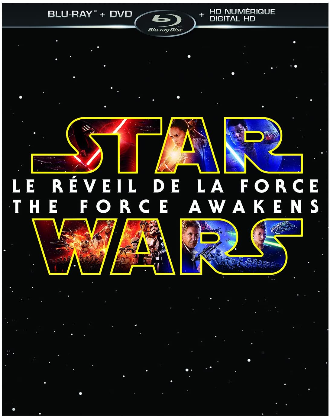 Star Wars: Le Réveil de la Force [Blu-ray + DVD + HD numérique] (Bilingual) [Blu-ray]