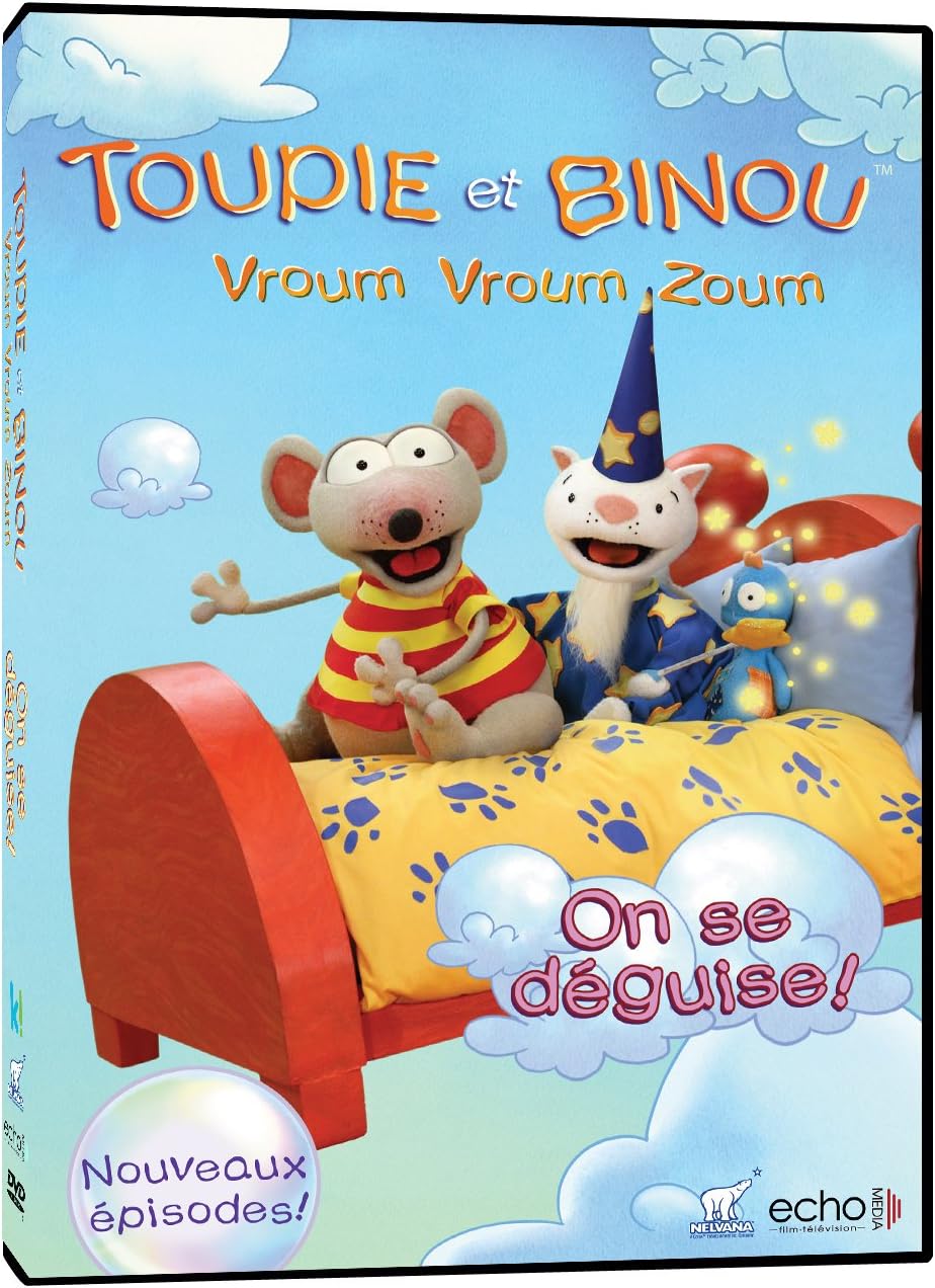 Toupie et Binou - Vroum Vroum Zoum - On se déguise! (Bilingual) [DVD]
