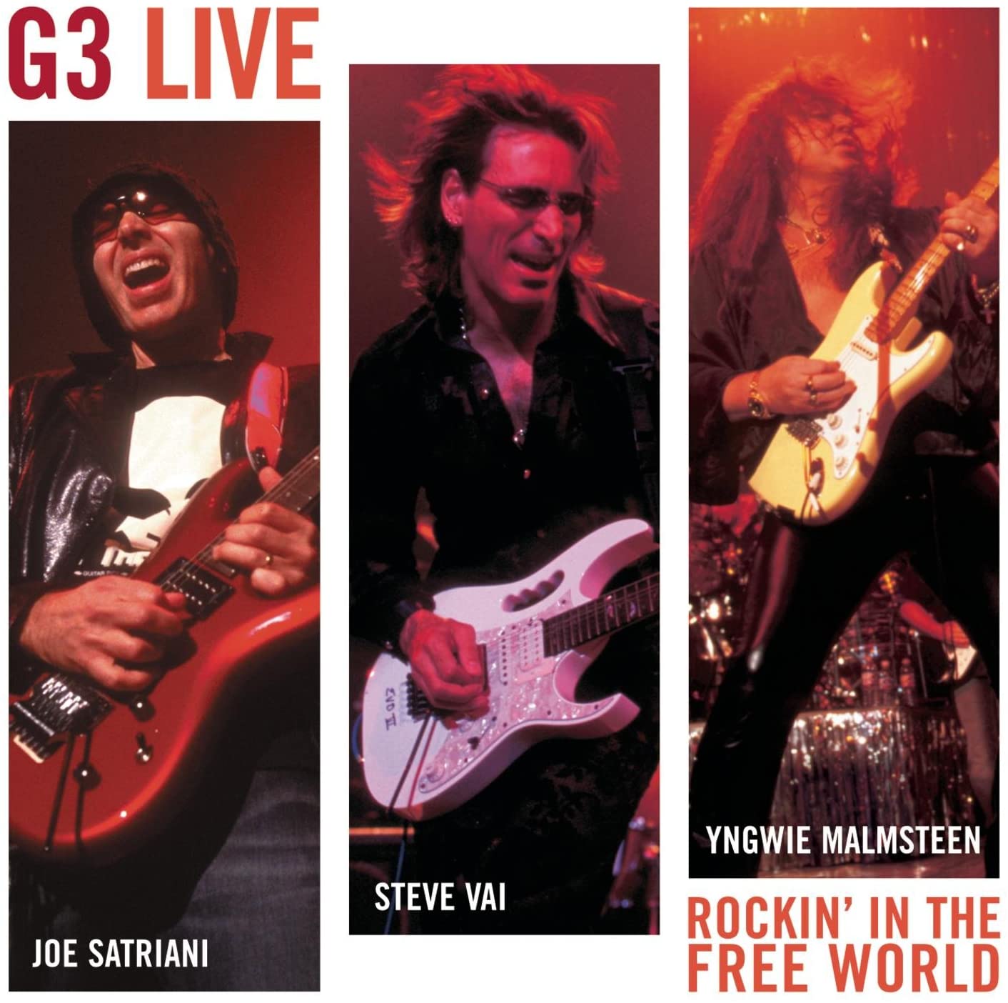 G3 Live: Rockin In The Free World [Audio CD] Joe Satriani, Yngwie Malmsteen and Steve Vai