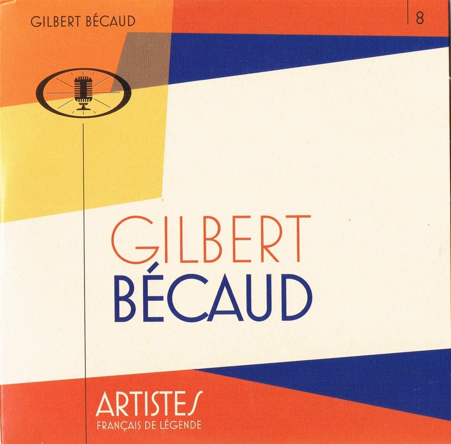 Gilbert Bécaud / Artistes Francais de Légende (pochette carton format 12 x 12 cm) [Audio CD] Gilbert Bécaud