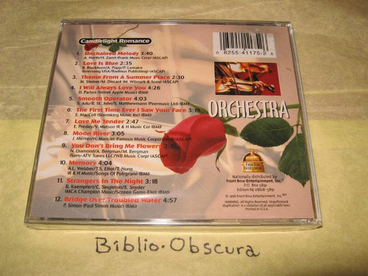 Candlelight Romance - Orchestra [Audio CD] Various Artist