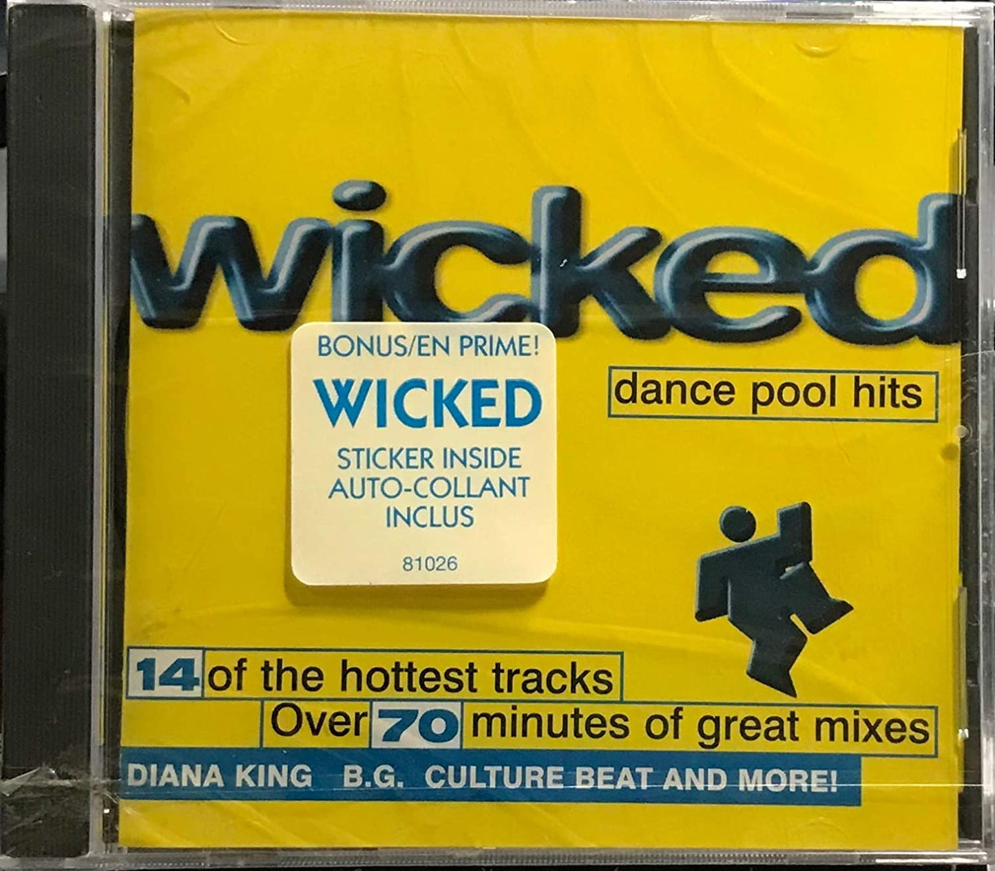 Wicked: Dance Pool Hits [Audio CD] Culture Beat/ B.G./ Asap/ Arthur Miles/ Diana King & Nahki/ Uplifters/ Spacewoman/ Spaghetti Syrfers/ Rytmica & Big Reggie/ Hector/ Amy Charles/ Claudia Chin/ Michelle Sweeney/ Espuma/