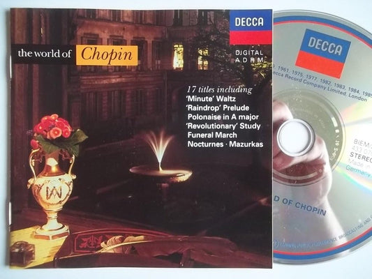 CHOPIN;FREDERIC - WORLD OF CHOPIN [Audio CD] Chopin / Ashkenazy and Chopin, Fryderyk Franciszek