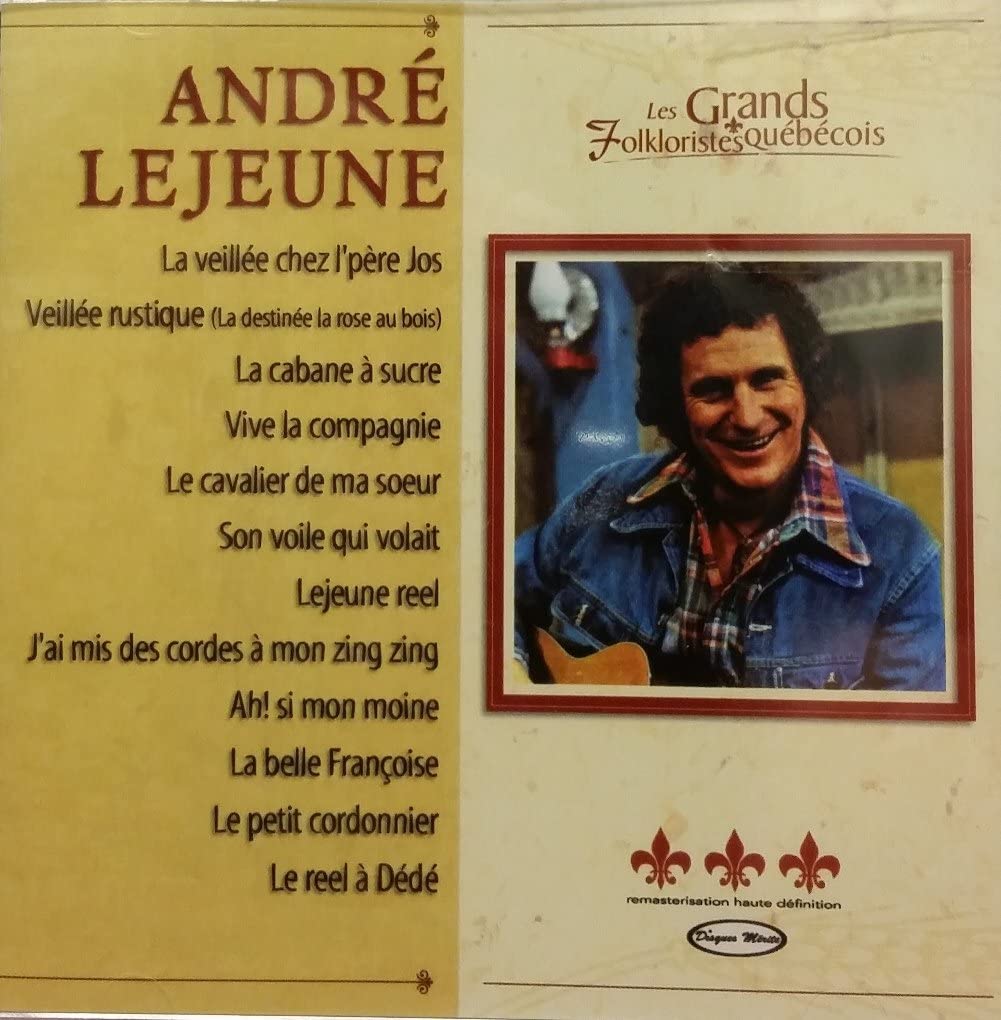 Serie Les Grands Folkloristes [Audio CD] Lejeune/ Andre