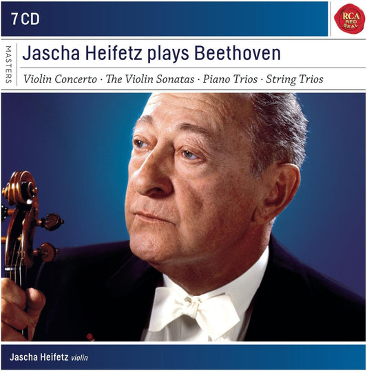 Jascha Heifetz Plays Beethoven (Sona Tas & Concertos) [Audio CD] Jascha Heifetz and Ludwig van Beethoven