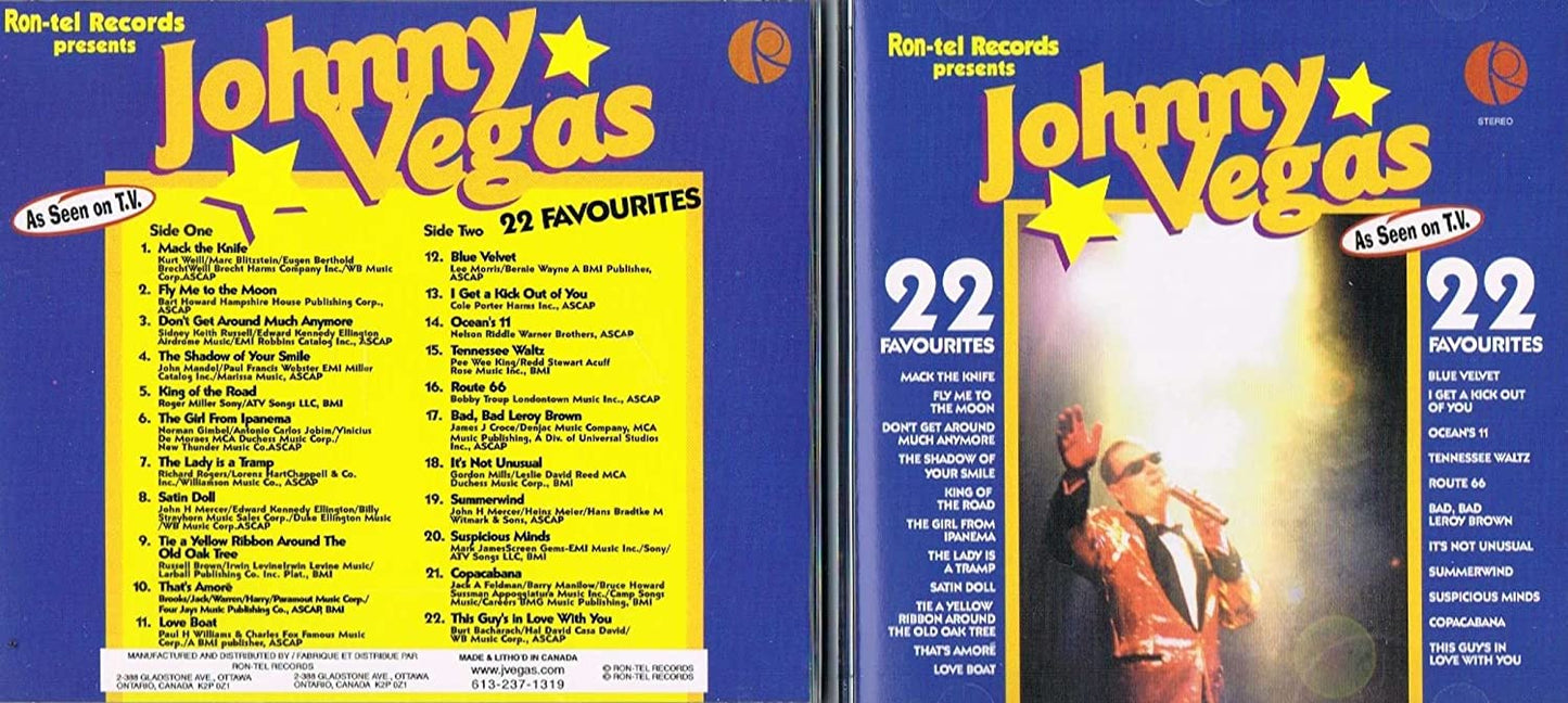 22 Favourites (As Seen on T.V.) [Audio CD] Johnny Vegas