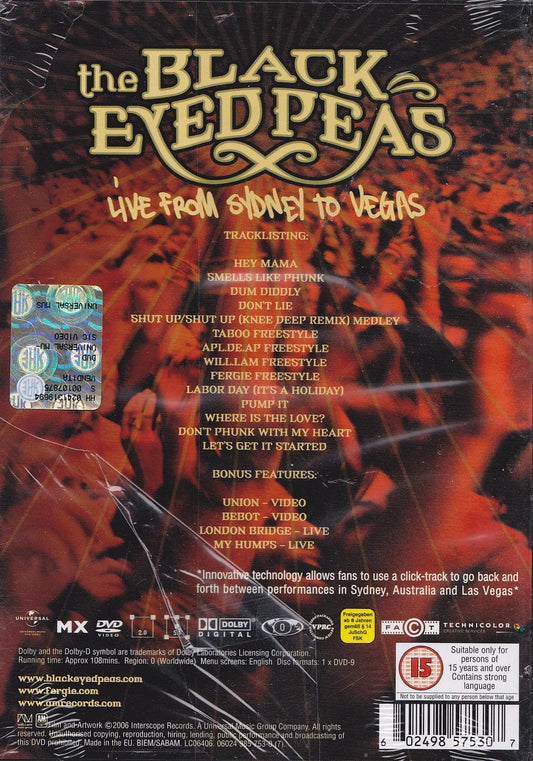 BLACK EYED PEAS/THE-BLACK EYED PEAS:LIVE FROM SIDNEY TO VEGA [HD DVD]
