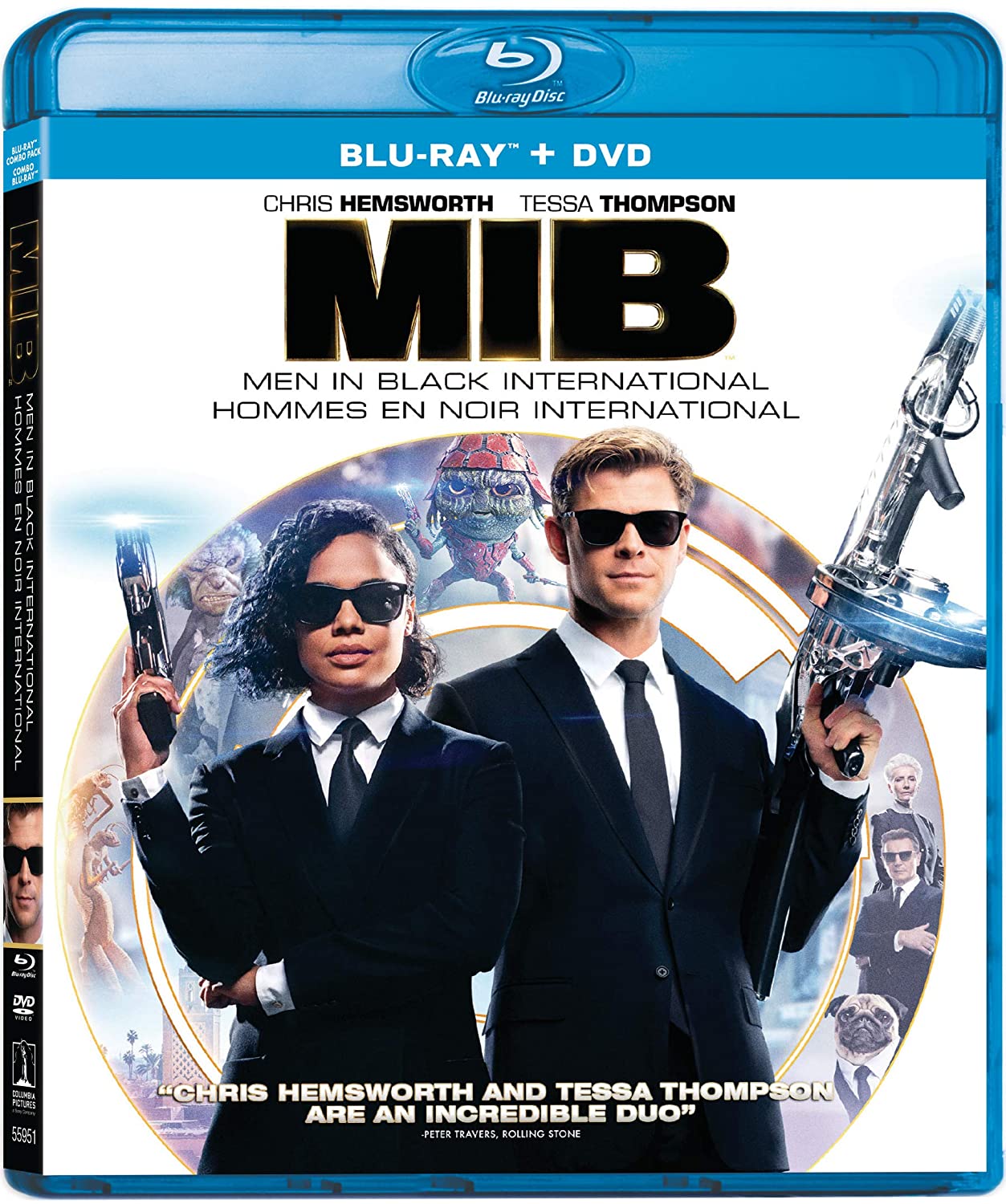 Men In Black International [Blu-ray + DVD + Digital] (Bilingual) [Blu-ray]