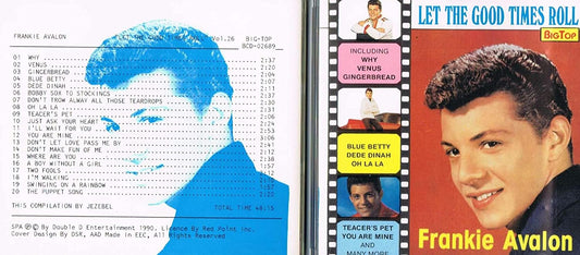 Let The Good Times Roll (Big Top) [Audio CD] Frankie Avalon