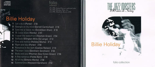 Jazz Masters: Billie Holiday [Audio CD]