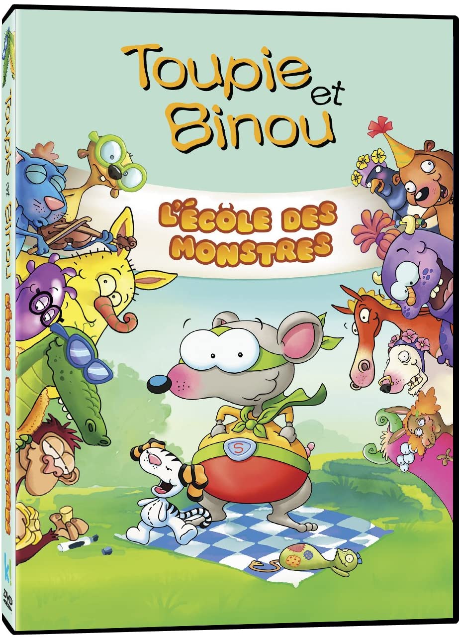Toupie et Binou - L’École des monstres (Bilingual) [DVD]