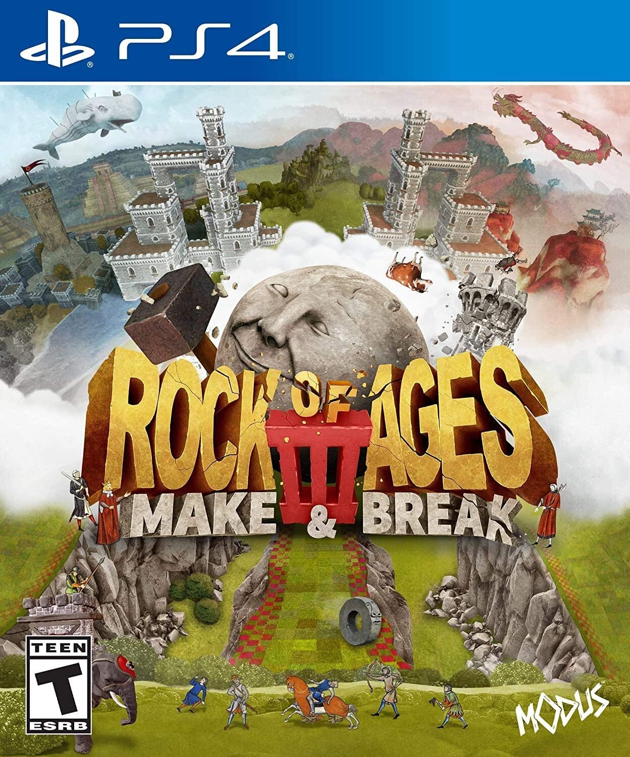 Rock of Ages 3: Make & Break PS4 by Modus [video game]