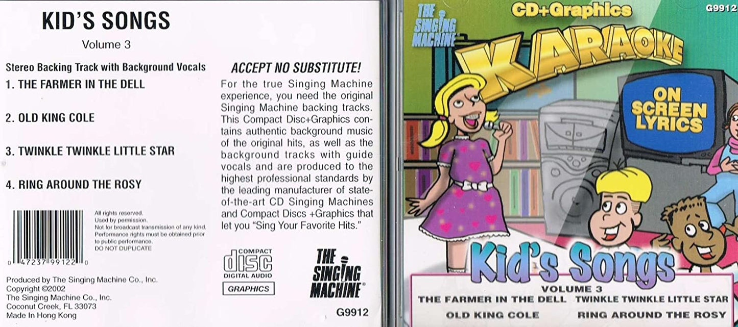 Sing the Hits of Kid Songs Vol 3. (Karaoke) [Unknown Binding]